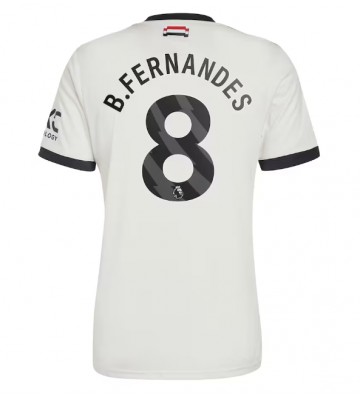 Manchester United Bruno Fernandes #8 Tercera Equipación 2024-25 Manga Corta